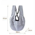Pet Back Outdoor ack Solid Color Simple Cross Chest Breathable Backpack Portable Cat Bag Large Capacity Adjustable Pet Backpack