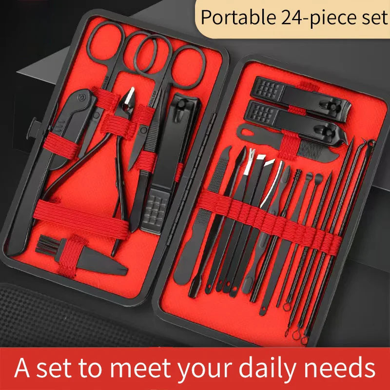Nail Clipper Set Convenient Beauty Tools Nail Clipper Manicure- Stainless steel