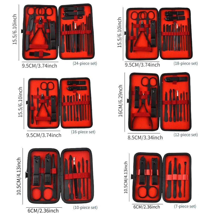 Nail Clipper Set Convenient Beauty Tools Nail Clipper Manicure- Stainless steel
